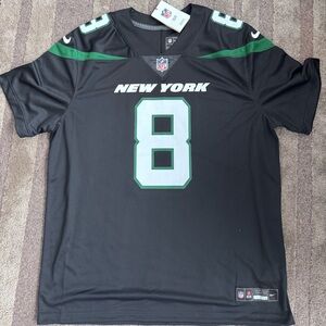 Aaron Rodgers New York Jets NFL XL Black Nike DryFit Football Apparel Jersey NWT